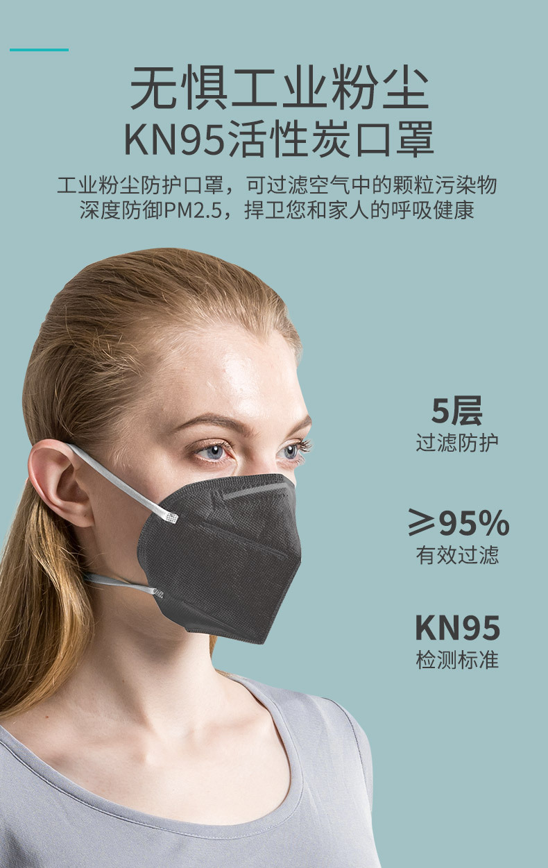 保為康1866 KN95過(guò)濾式防塵口罩圖片5