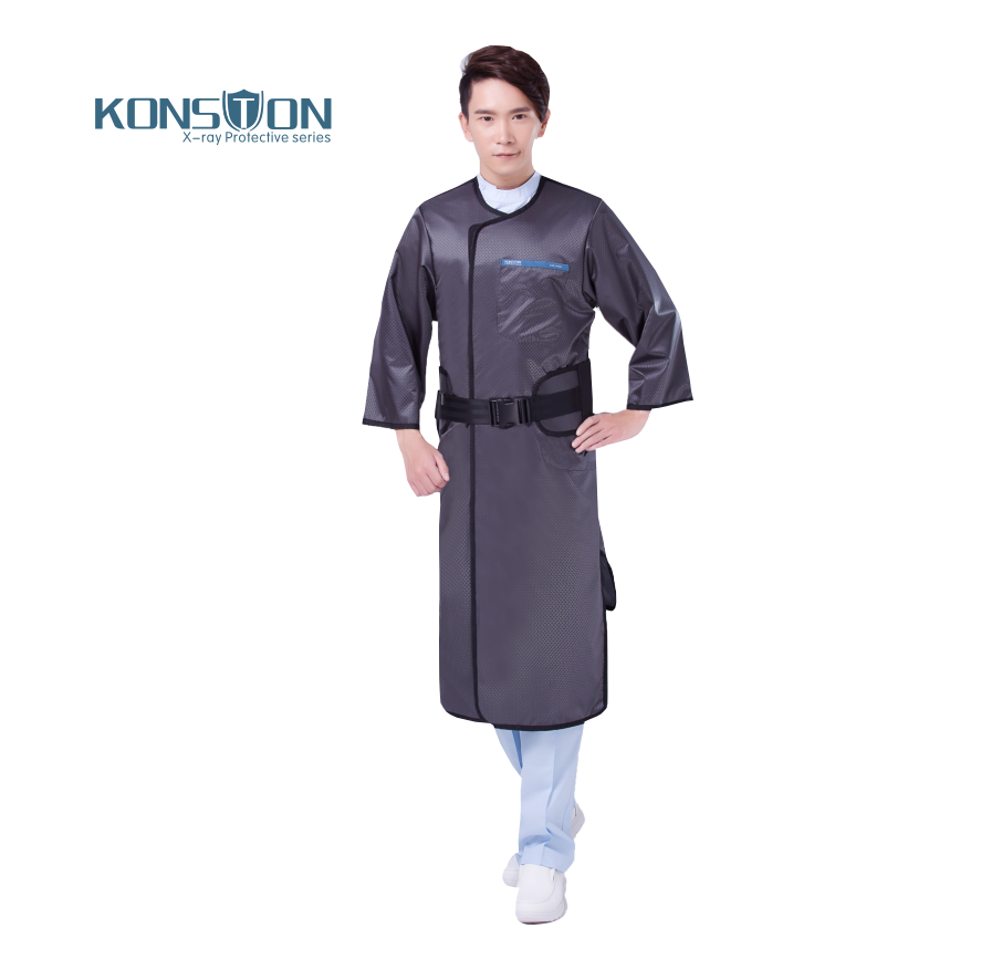 康仕盾LF003A連體雙面式長(zhǎng)袖無鉛防護(hù)鉛衣圖片