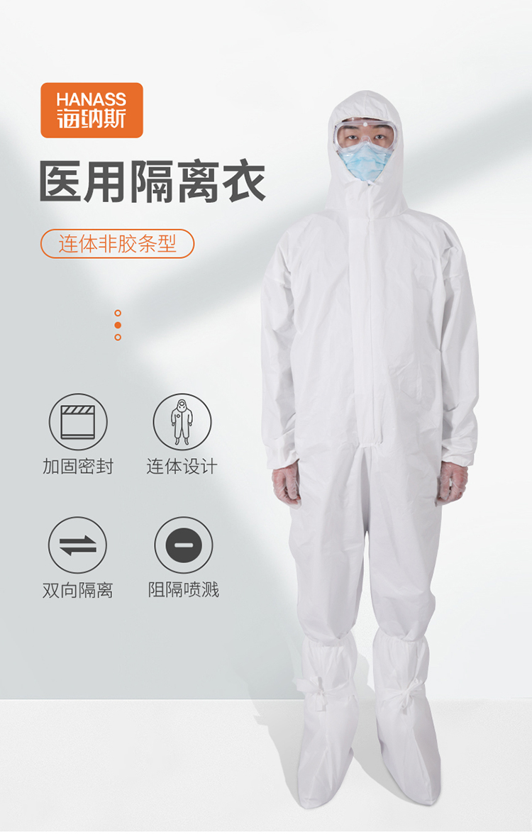 海納斯基礎(chǔ)款醫(yī)用防護服圖片