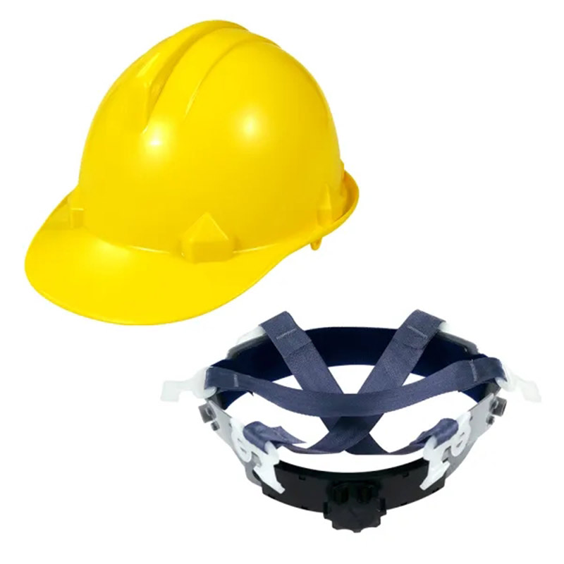 藍(lán)鷹HR36YE黃色電工專用ABS安全帽圖片3