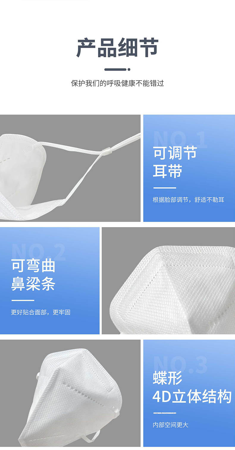 祥森頭戴式蝶型醫(yī)用防護(hù)口罩