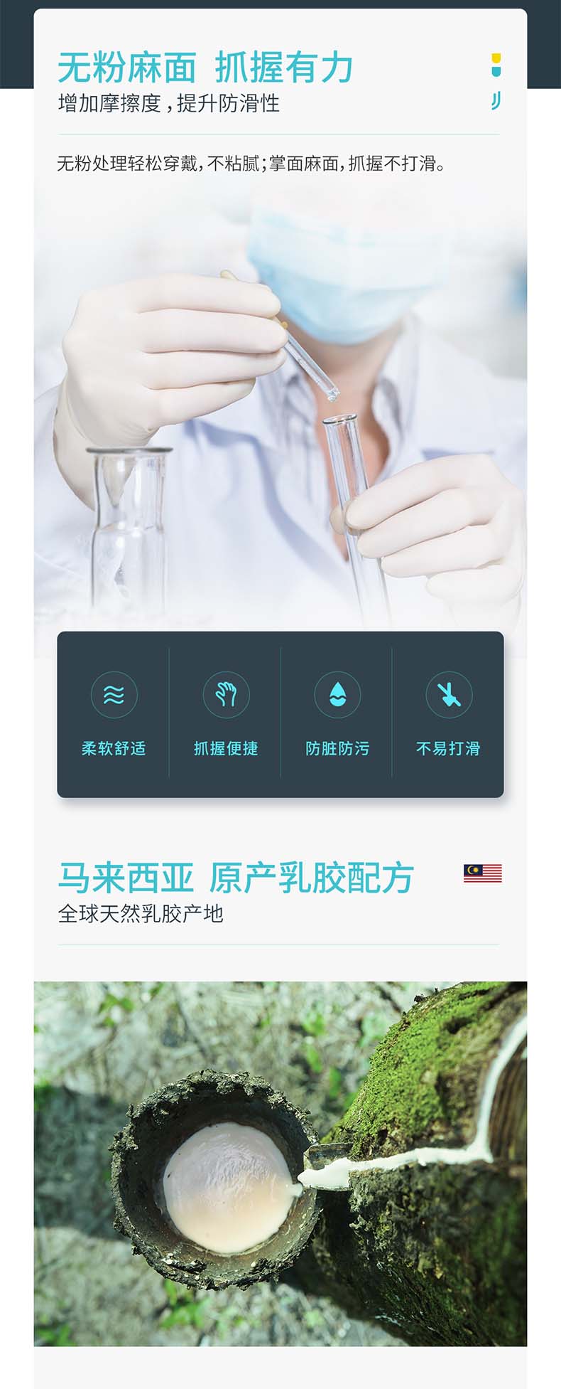 友利格舒適COMFORT C05XTDW一次性無粉優(yōu)等乳膠檢查手套