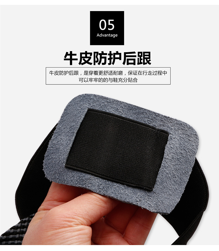 定和DH7019防砸鞋套牛皮訪(fǎng)客參觀(guān)鋼頭勞保鞋套8