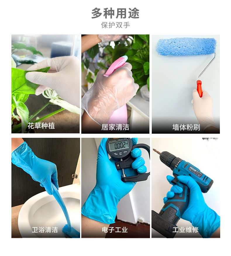 塞莫詩V901TP防水透明一次性PVC手套圖片6