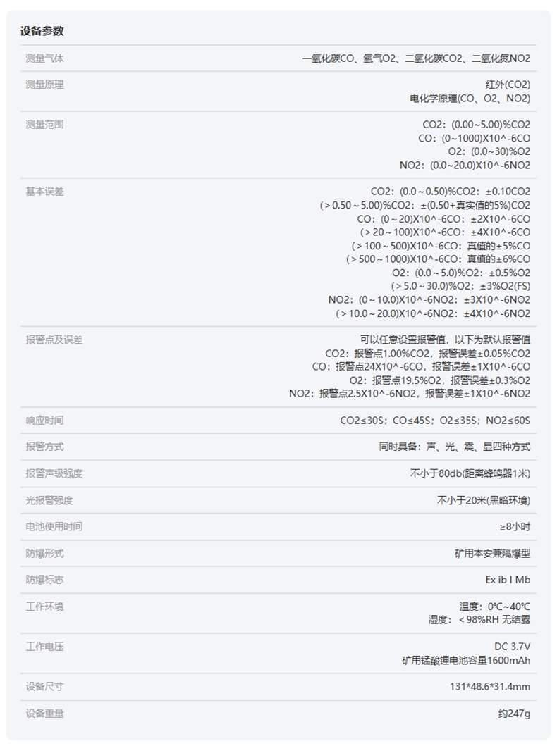 愛德克斯JD5礦用多參數(shù)氣體檢測儀12.jpg