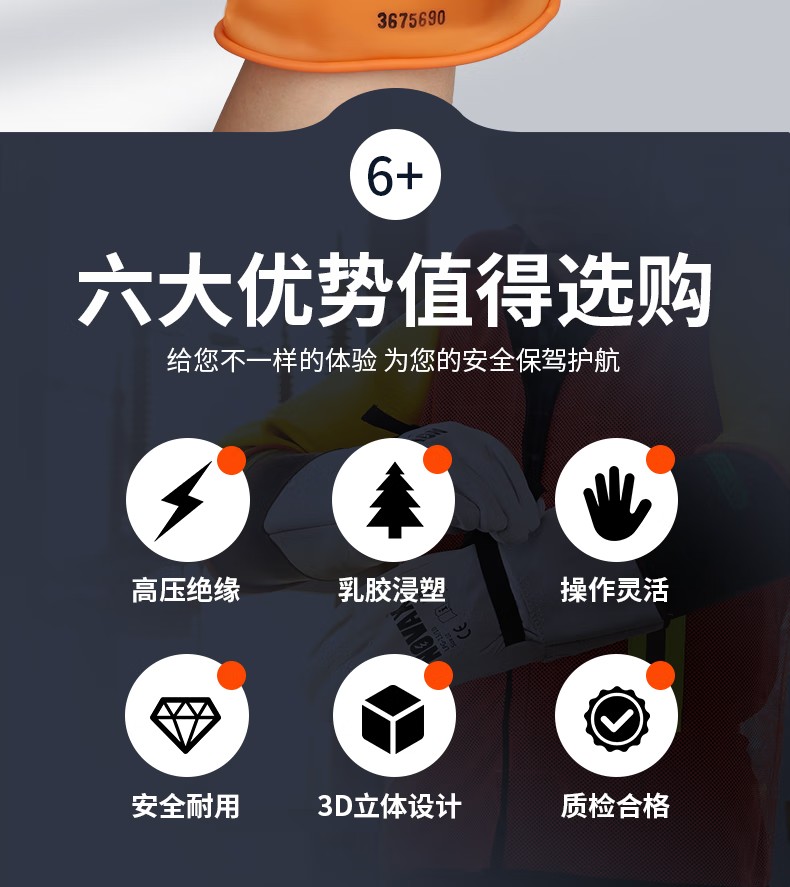 4LO-265/S2-410 STROM乳膠絕緣手套2