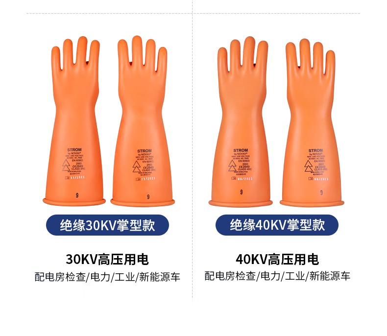 4LO-265/S2-410 STROM乳膠絕緣手套5