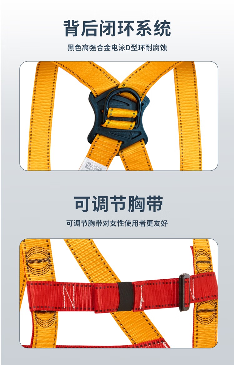 PIP H002-G經(jīng)濟(jì)款雙掛點(diǎn)全身式安全帶5