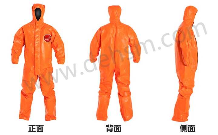 杜邦Tychem ThermoPro阻燃防化服消防款圖片-正面、反面及側(cè)面
